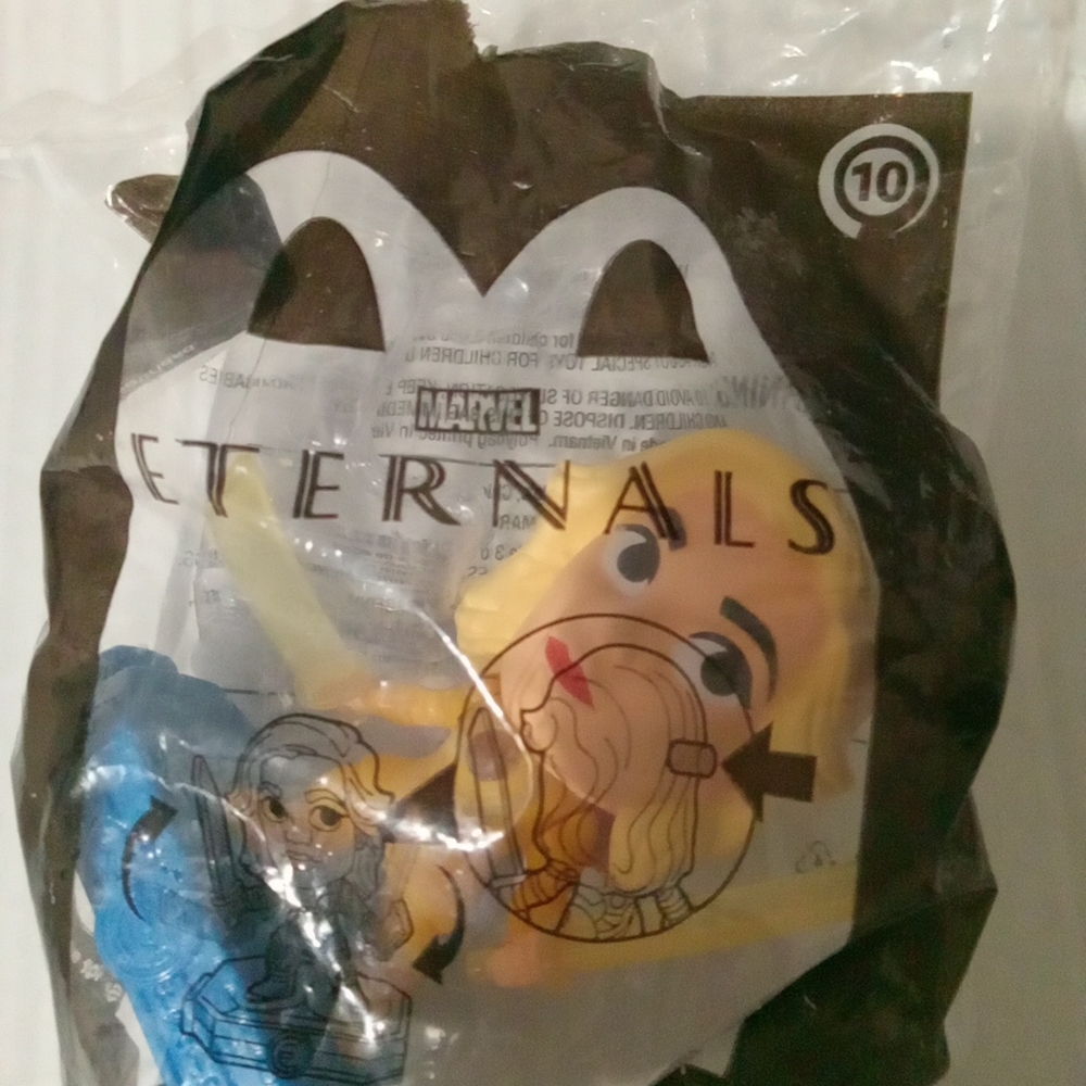 Marvel Eternals Collectible with Blue and Yellow